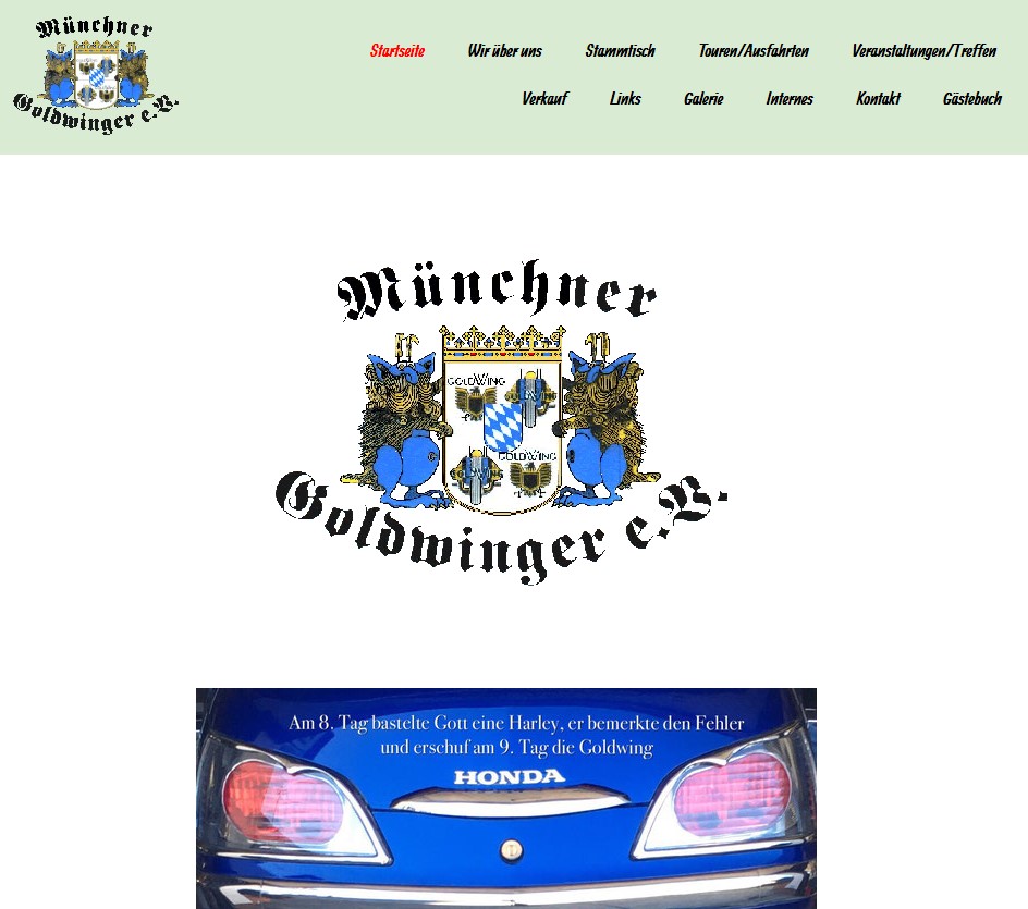 anklicken und es geht zu den Mnchner Goldwingern e.V. 